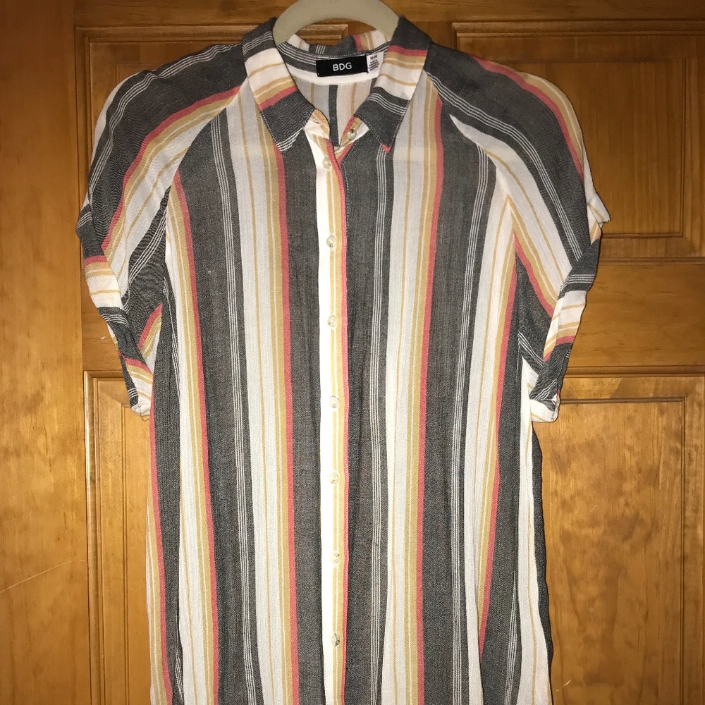 Urban Outfitters BDG long button down